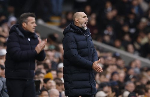 Soccer Football - Premier League - Fulham v Tottenham Hotspur - Craven Cottage, London, Britain - March 1, 2026 Tottenham Hotspur interim manager Igor Tudor reacts Action Images via Reuters/Andrew Couldridge EDITORIAL USE ONLY. NO USE WITH UNAUTHORIZED AU