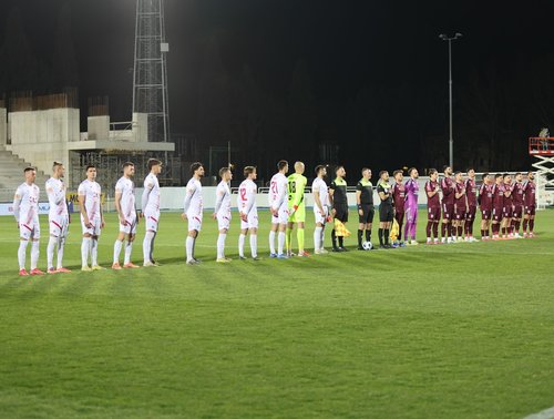 MOSTAR, 18. ožujka (FENA) – Nogometaši Zrinjskog i Sarajeva u Mostaru igraju utakmicu finala Superkupa Bosne i Hercegovine. (Foto FENA/Mateo Marinović)