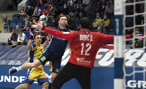 EHF 2022 Men's European Handball Championship - Group E - Sweden v Bosnia and Herzegovina
