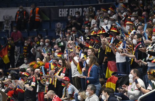 EHF 2022 Men's European Handball Championship - Group D - Germany v Austria