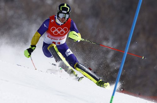 Alpine Skiing - Men's Slalom Run 1