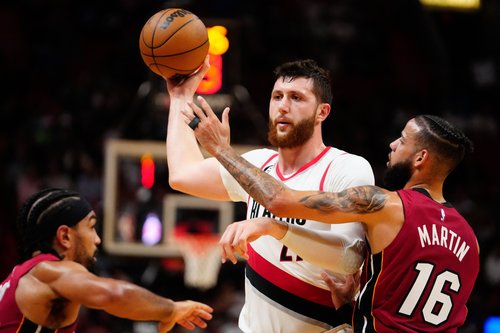 NBA: Portland Trail Blazers at Miami Heat