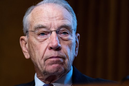 FILE PHOTO: Republican U.S. Senator Chuck Grassley listens in Washington