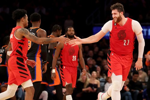 NBA: Portland Trail Blazers at New York Knicks