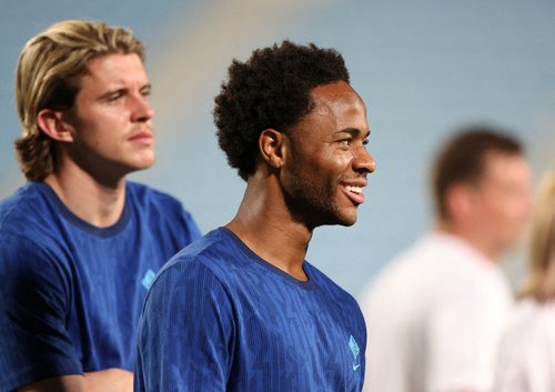 FIFA World Cup Qatar 2022 - England team hold a welcome event with migrant workers from the Workers’ Cup