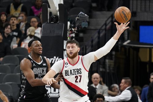 NBA: Portland Trail Blazers at San Antonio Spurs