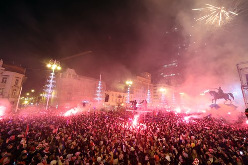 FIFA World Cup Qatar 2022 - Croatia team return to Zagreb