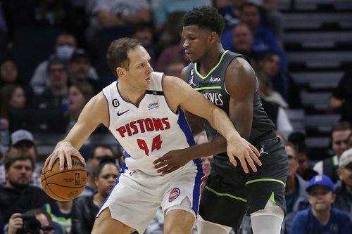 NBA: Detroit Pistons at Minnesota Timberwolves