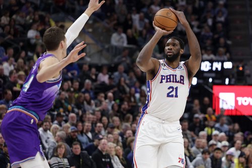NBA: Philadelphia 76ers at Utah Jazz