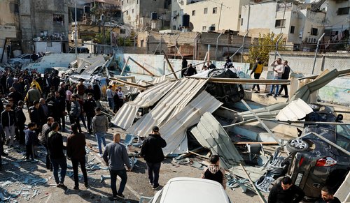 Aftermath of Israeli raid in Jenin
