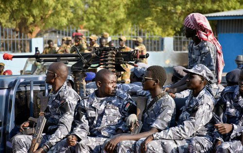 South Sudanese soldiers prepare for Pope's visit in Juba