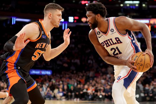 NBA: Philadelphia 76ers at New York Knicks