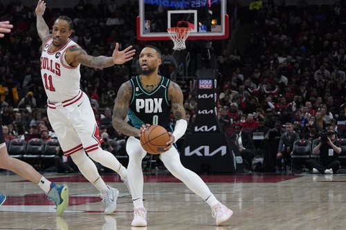 NBA: Portland Trail Blazers at Chicago Bulls