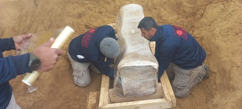 Ancient Roman coffin discovered in Gaza
