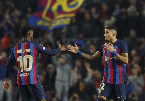 Europa League - Play-Off First Leg - FC Barcelona v Manchester United