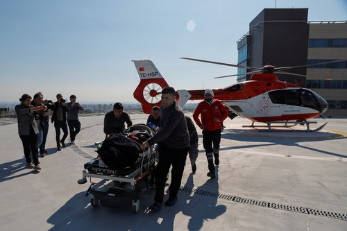 Aftermath of the deadly earthquake