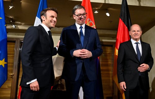 vučić macron scholz