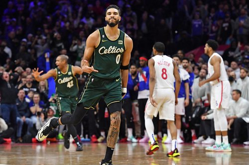 NBA: Boston Celtics at Philadelphia 76ers
