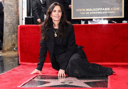 Actor Courteney Cox unveils her star on the Hollywood Walk of Fame in Los Angeles