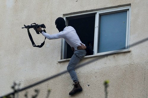 Israeli army raid in Jenin in the Israeli-Occupied West Bank