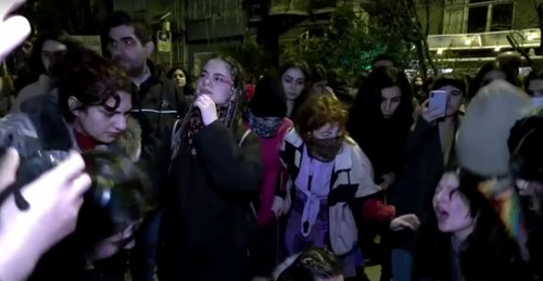 Istanbul protest 8. mart