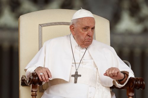 Pope Francis holds weekly audience