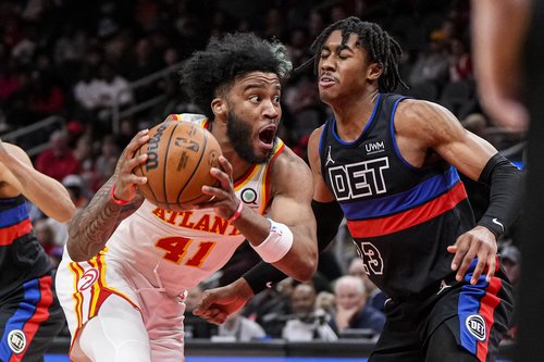 NBA: Detroit Pistons at Atlanta Hawks