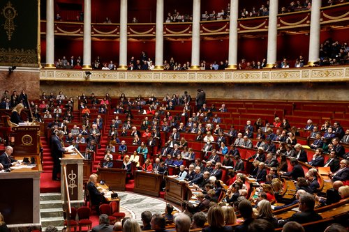 No-confidence vote on pension reform at the National Assembly in Paris