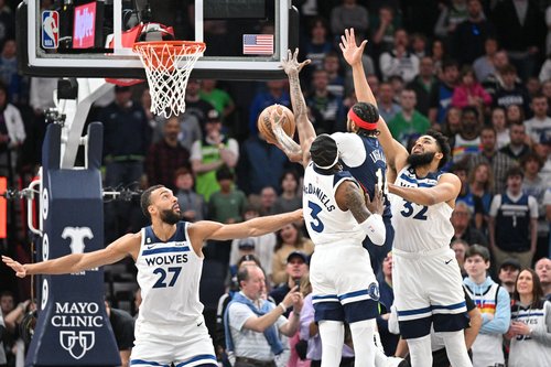 NBA: New Orleans Pelicans at Minnesota Timberwolves