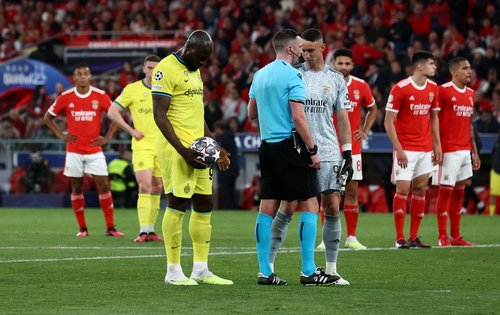Champions League - Quarter Final - First Leg - Benfica v Inter Milan