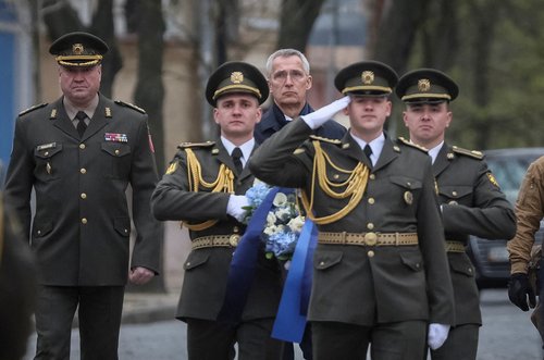 NATO Secretary-General Jens Stoltenberg visits Kyiv
