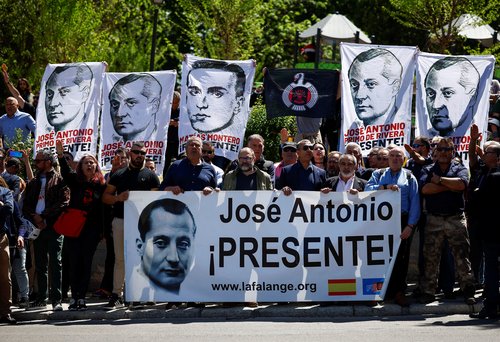 Spain exhumes body of the founder of Spanish fascist Falange party in Madrid