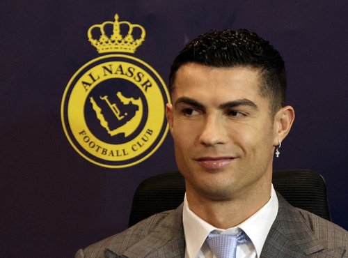 FILE PHOTO: Ronaldo's first season in Saudi Arabia ends with injury