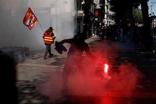 Fourteenth day of nationwide protest in France against pension reform law