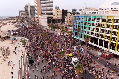Annual Gay Pride parade in Tel Aviv