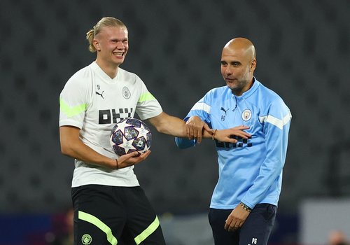Champions League Final - Manchester City Training