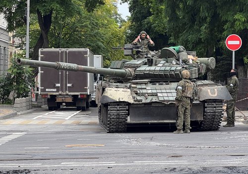 Wagner fighters deployed in Rostov-on-Don