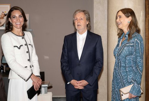 Britain's Catherine, Princess of Wales, reopens the National Portrait Gallery in London
