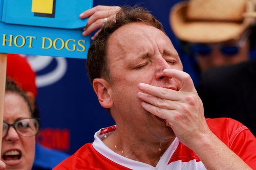 2023 Nathan's Hot Dog Eating Contest in New York