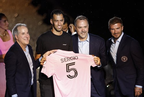 Inter Miami CF unveil Sergio Busquets