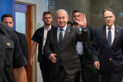 Israeli cabinet's weekly meeting in Jerusalem