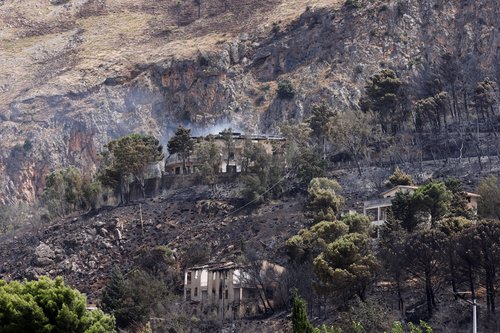 Wildfires in Sicily