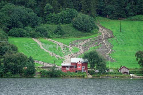 Flooding as Norway hit by torrential rain