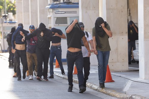 Greek soccer fan dies as soccer fans clash in Athens