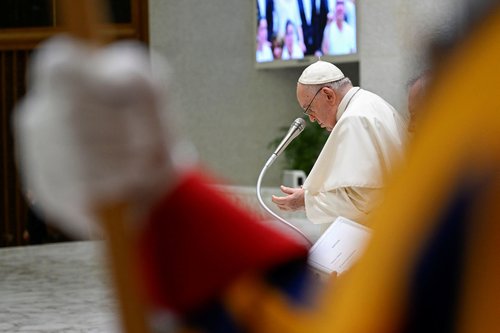 Pope Francis holds weekly audience at the Vatican