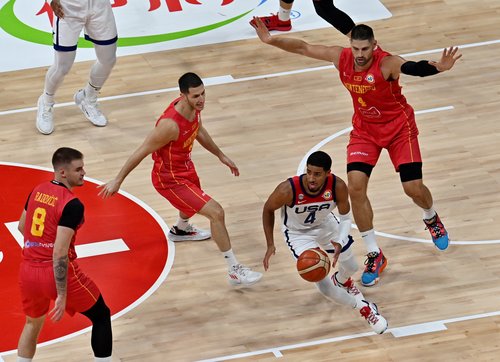 FIBA World Cup 2023 - Second Round - Group J - United States v Montenegro