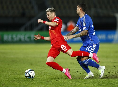 Euro 2024 Qualifier - Group C - North Macedonia v Italy