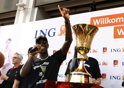 FIBA World Cup 2023 - Germany celebrate after winning the World Cup