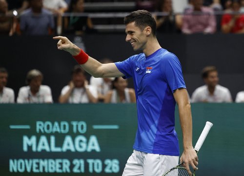 Davis Cup - Finals - Spain v Serbia