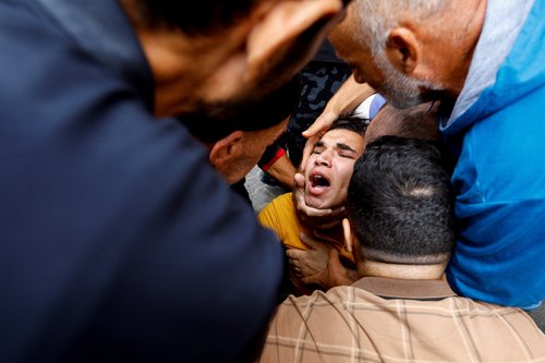 Aftermath of Israeli strikes